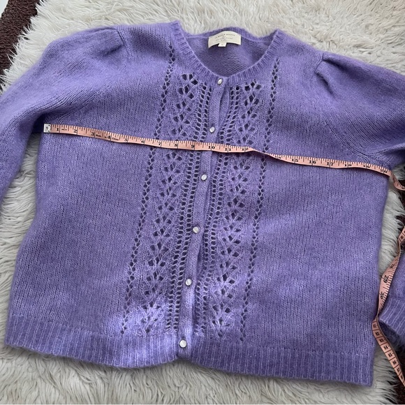 Sezane Edige Cardigan - Lilac - Picture 5 of 6